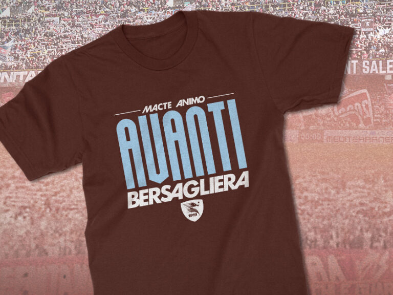 Official Store: da oggi disponibile la t-shirt celebrativa Avanti Bersagliera