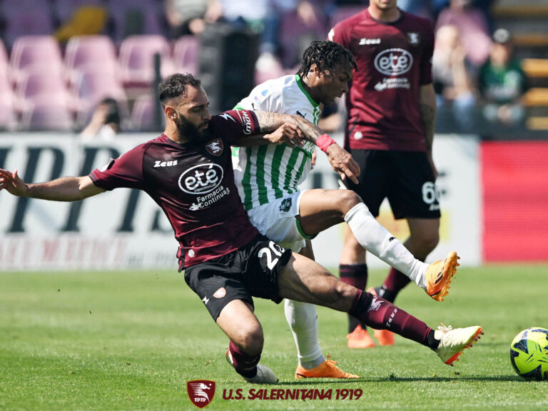 Salernitana – Sassuolo 3 – 0: Il tabellino