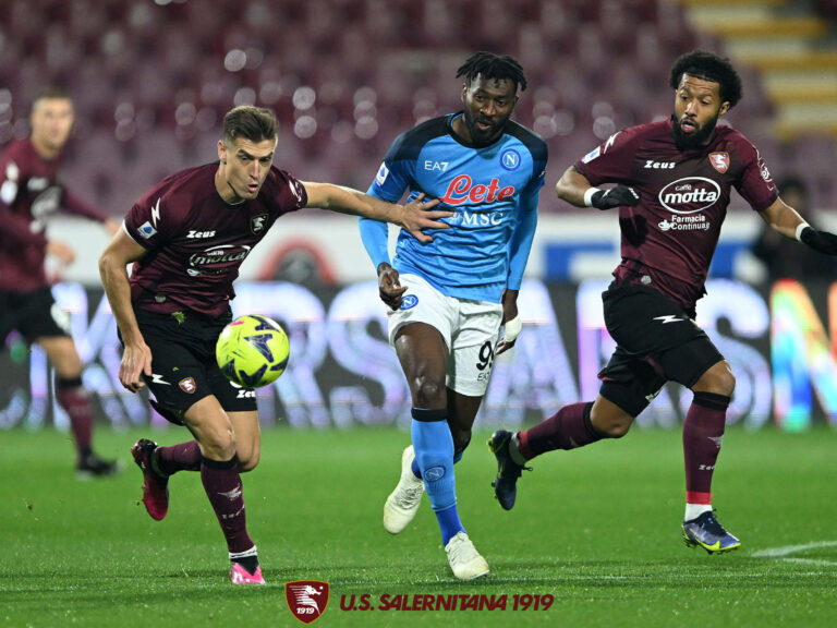 Salernitana – Napoli 0 – 2: Il tabellino