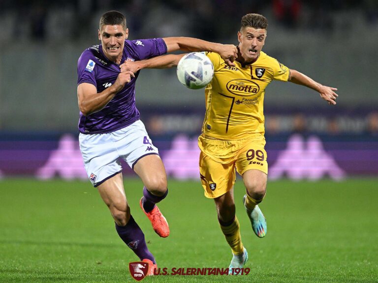 Fiorentina – Salernitana 2 – 1: Il tabellino
