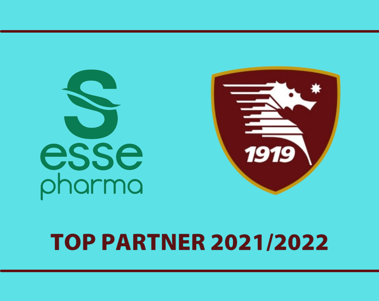 Essepharma è Top Partner della Salernitana per la stagione 2021/2022
