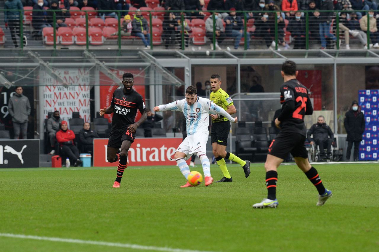 Milan – Salernitana 2 – 0: il tabellino