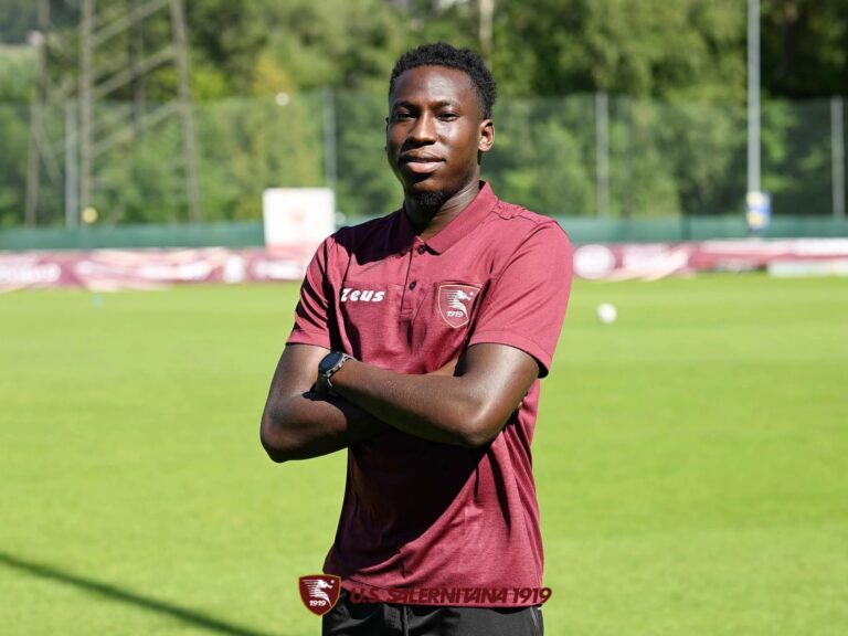 Salomon Junior Sambia è un nuovo giocatore della Salernitana