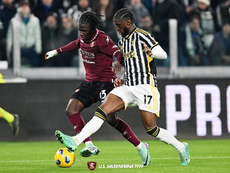 Juventus – Salernitana 6 – 1: Il tabellino