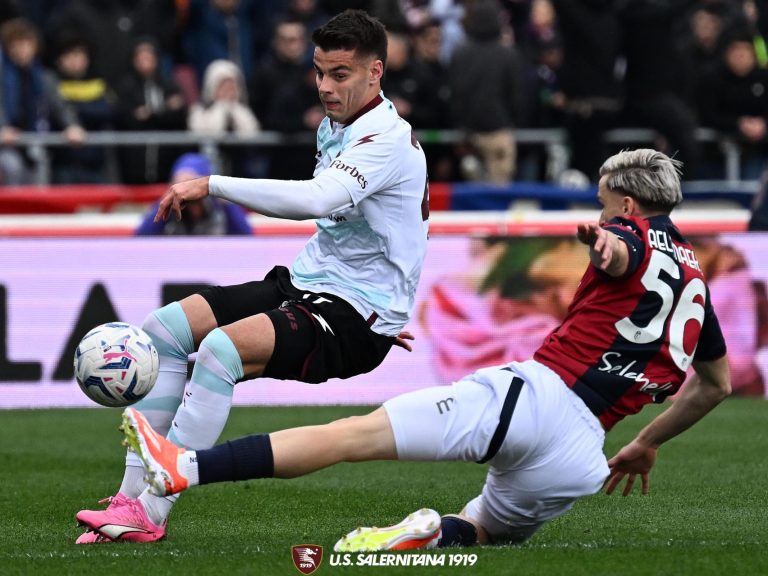 Bologna – Salernitana 3 – 0: Il tabellino
